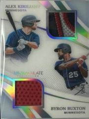 Alex Kirilloff [Patch Autograph Button] #110 Baseball Cards 2021 Panini Immaculate Collection Prices