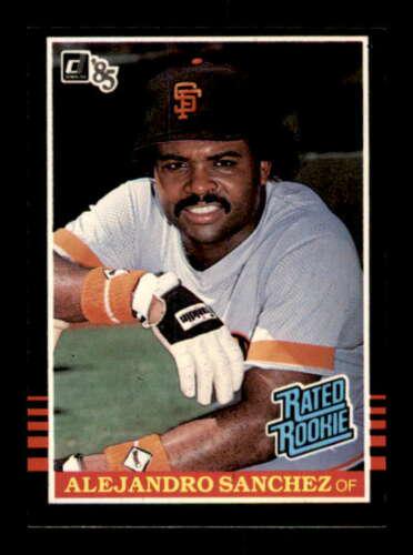 Alejandro Sanchez #43 Baseball Cards 1985 Donruss