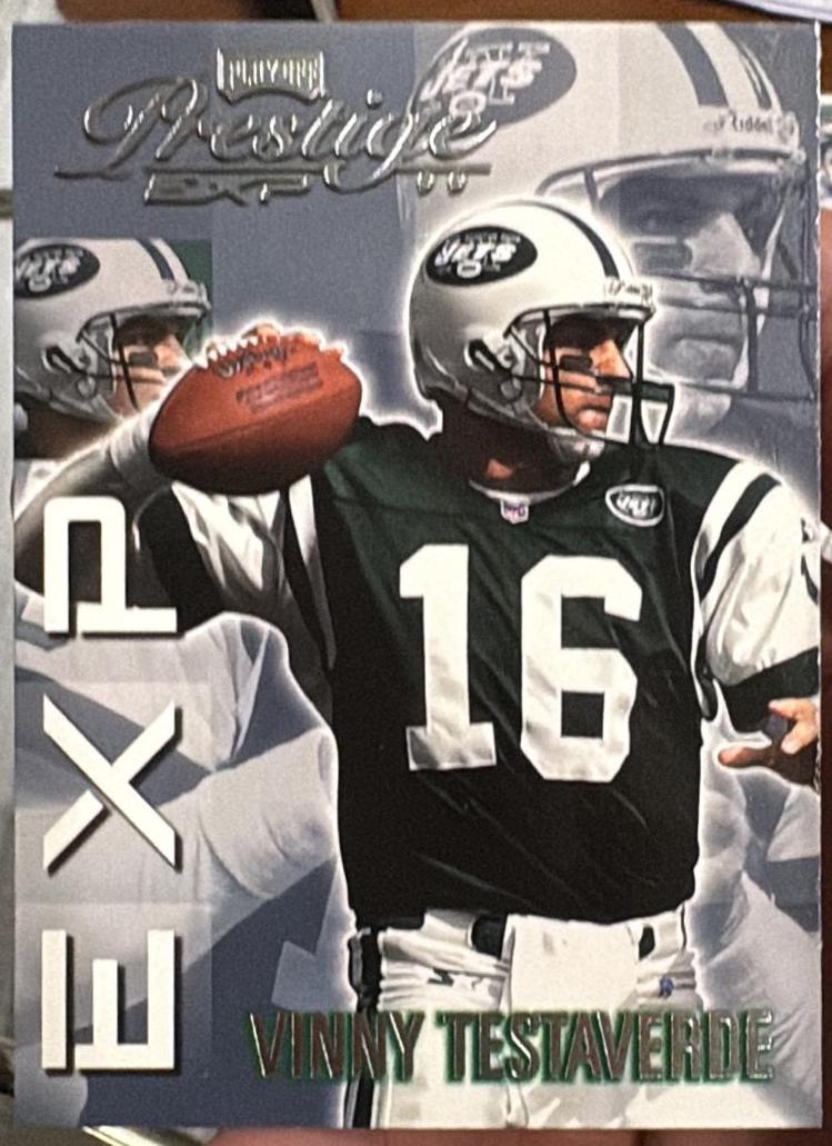 Vinny Testaverde #EX110 1999 Playoff Prestige Exp Football