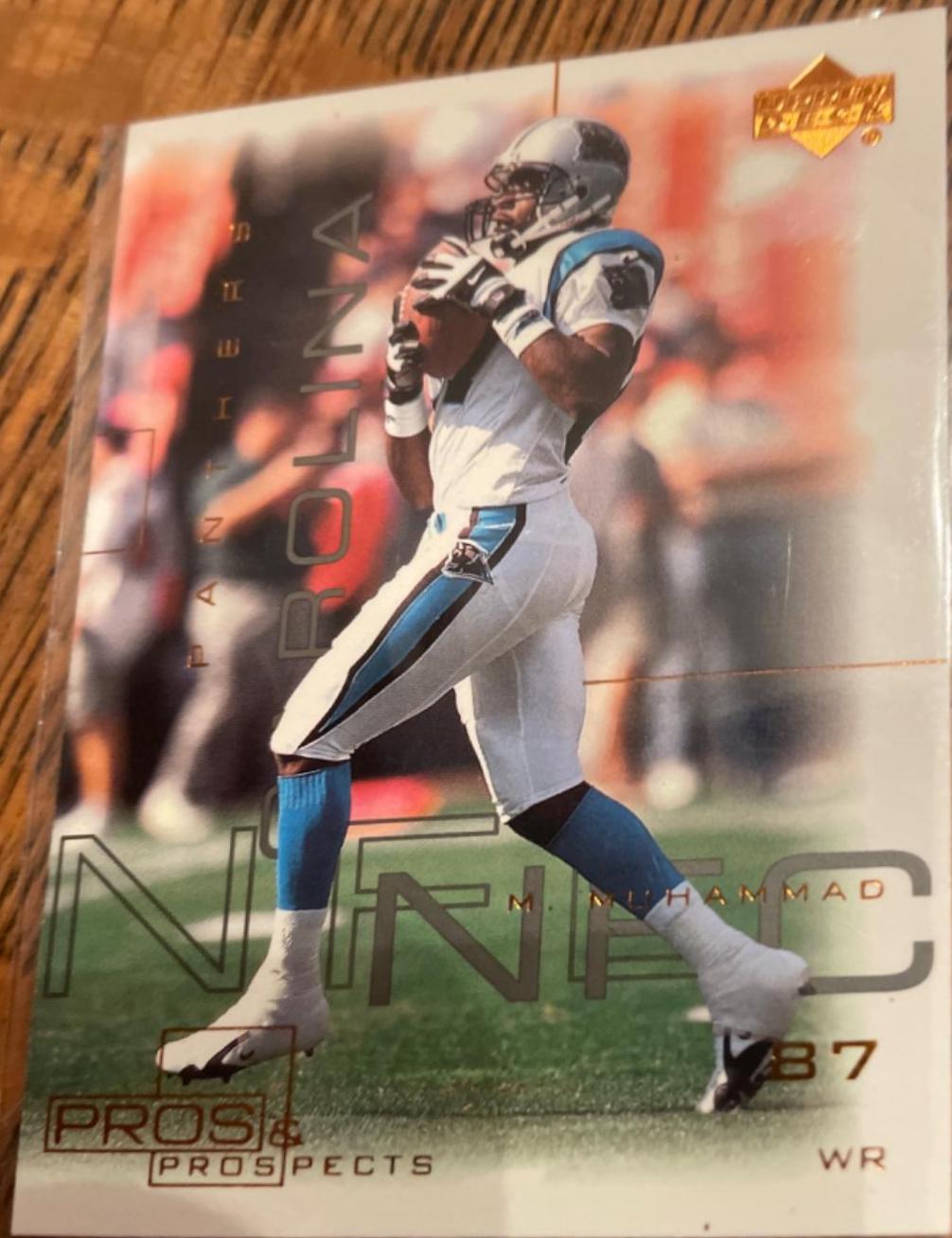 Muhsin Muhammad #10 Football Cards 2000 Upper Deck Pros & Prospects