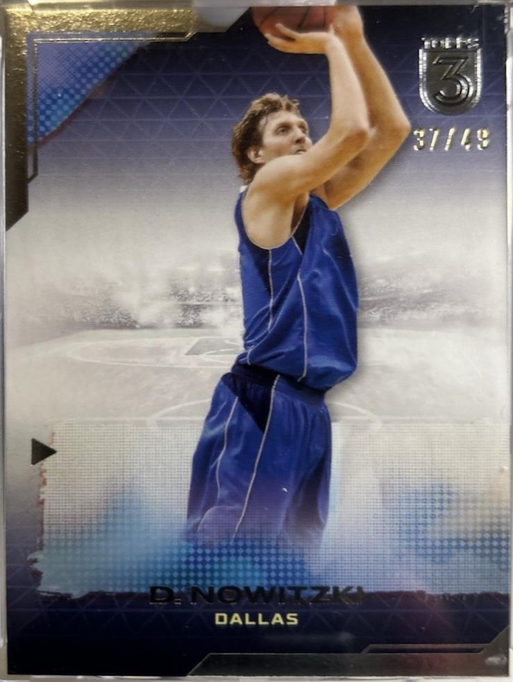 Dirk Nowitzki #36 2023 Topps Three Basketball