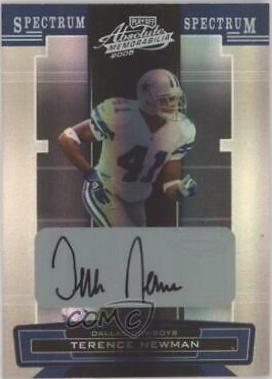 Terence Newman #47 2005 Playoff Absolute Memorabilia Football