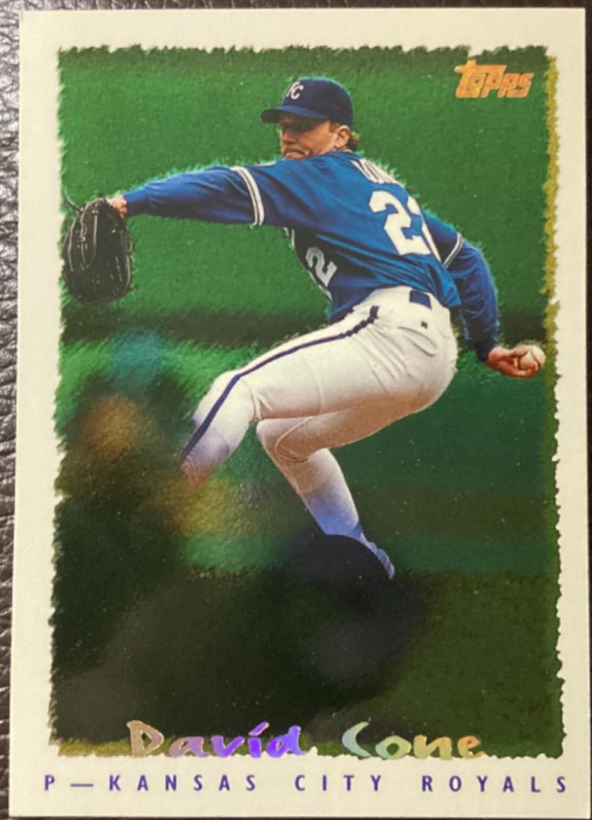 David Cone #4 Baseball Cards 1995 Topps Cyberstats