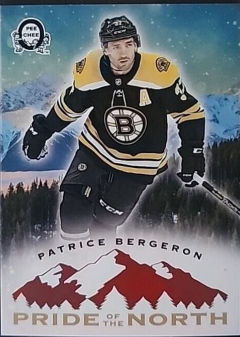 Patrice Bergeron #P-37 Hockey Cards 2018 O-Pee-Chee Coast-to-Coast Pride of the North