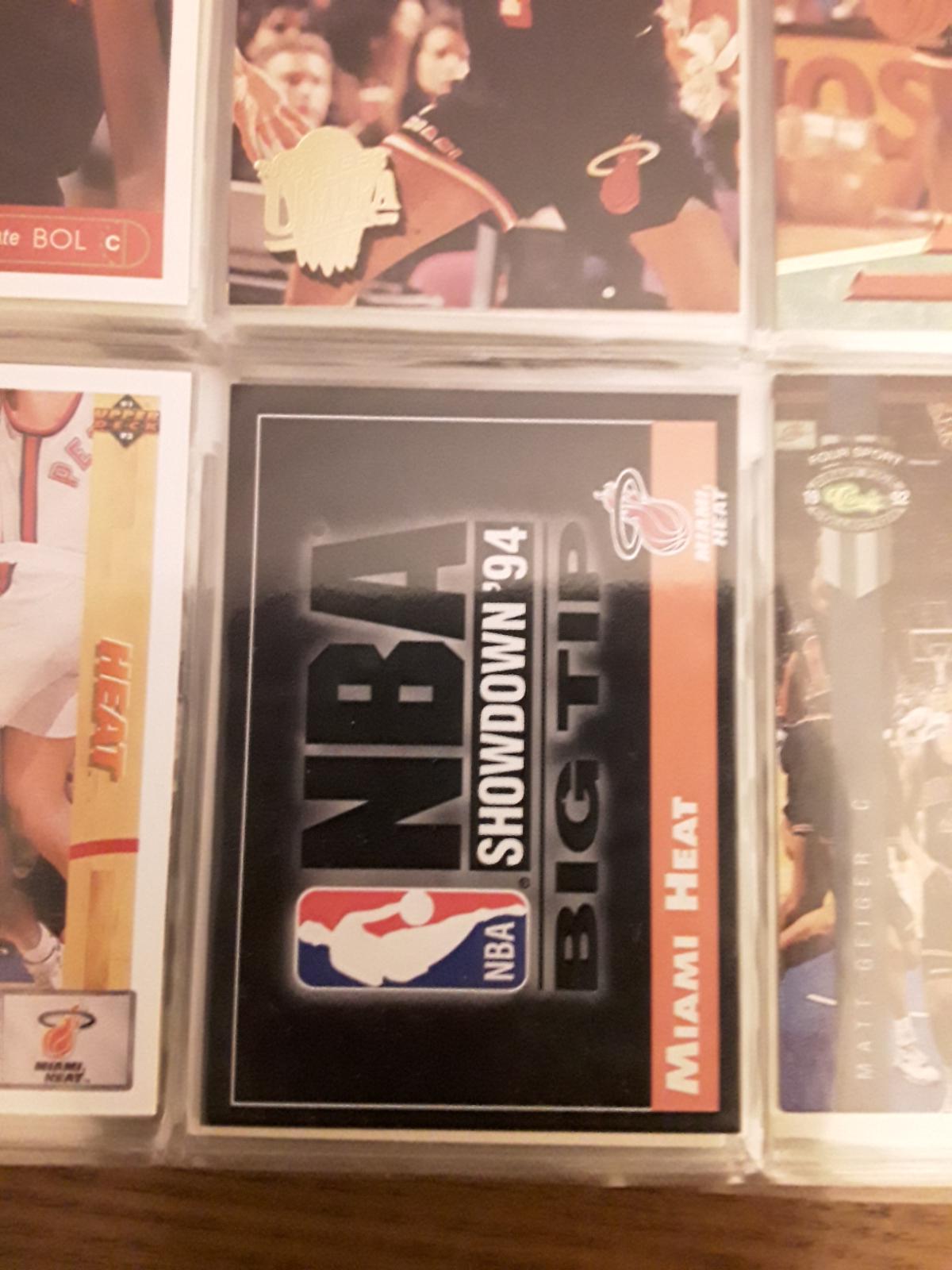 Miami Heat Basketball Cards 1994 Stadium Club