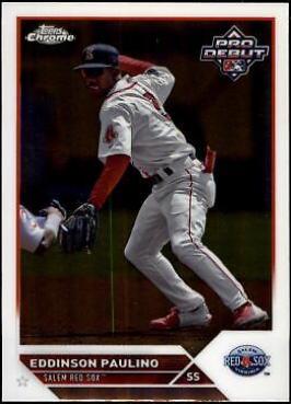 Eddinson Paulino #PDC-155 2023 Topps Pro Debut Chrome Baseball