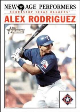 Alex Rodriguez #NA10 Baseball Cards 2002 Topps Heritage New Age Performers