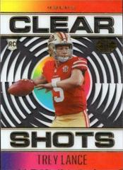 Trey Lance [Gold] #CS-18 Football Cards 2021 Panini Illusions Clear Shots Prices