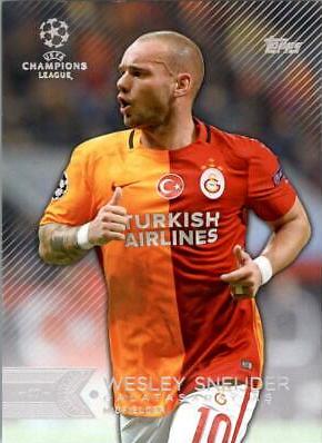 Wesley Sneijder #69 2015 Topps UEFA Champions League Showcase