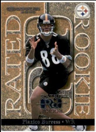 Plaxio Burress #RR-4 Football Cards 2000 Panini Donruss Rated Rookies