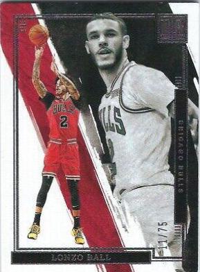 Lonzo Ball #36 Basketball Cards 2021 Panini Impeccable