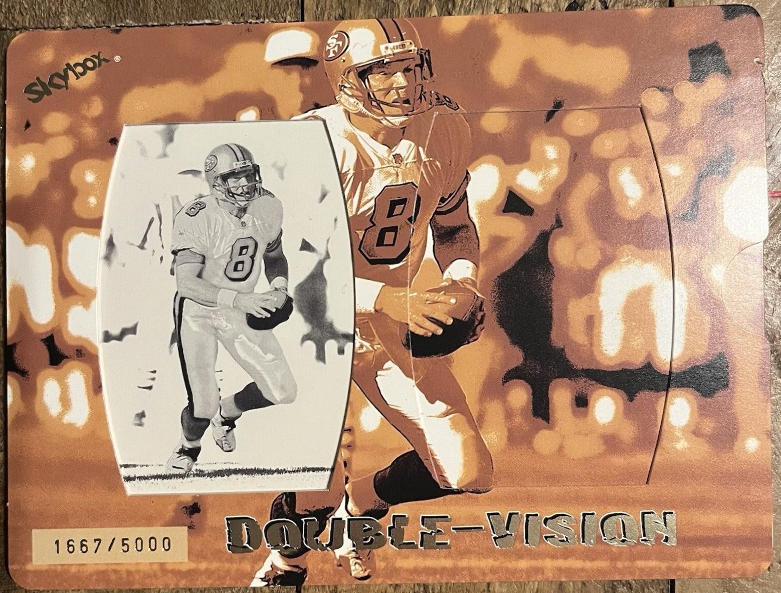 Steve Young #4 Football Cards 1998 Skybox Double Vision