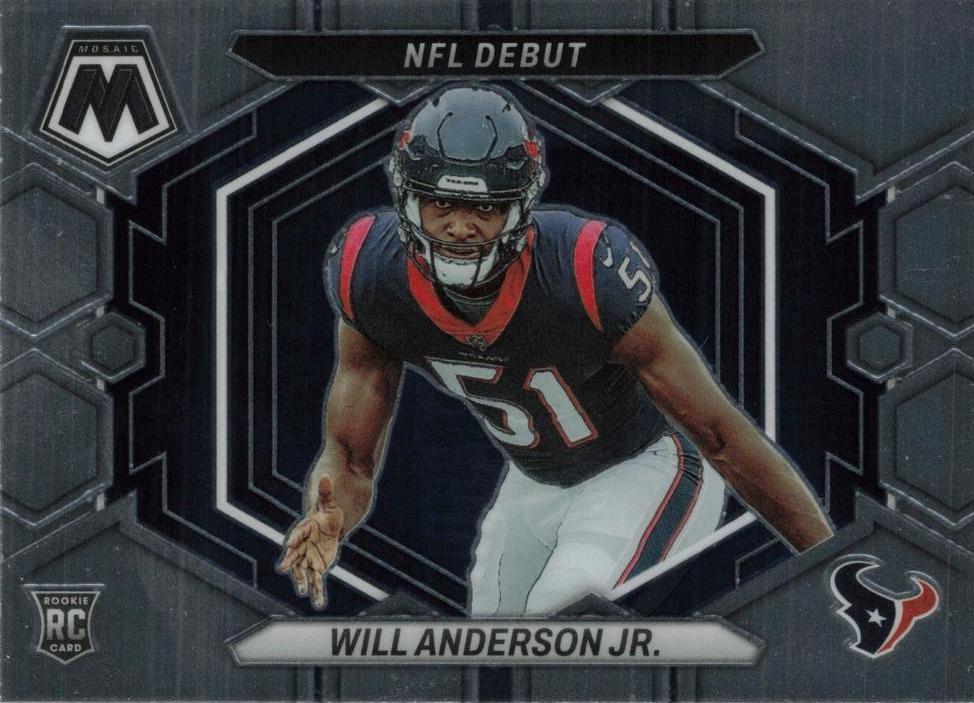 Will Anderson Jr. #ND-19 Football Cards 2023 Panini Mosaic NFL Debut