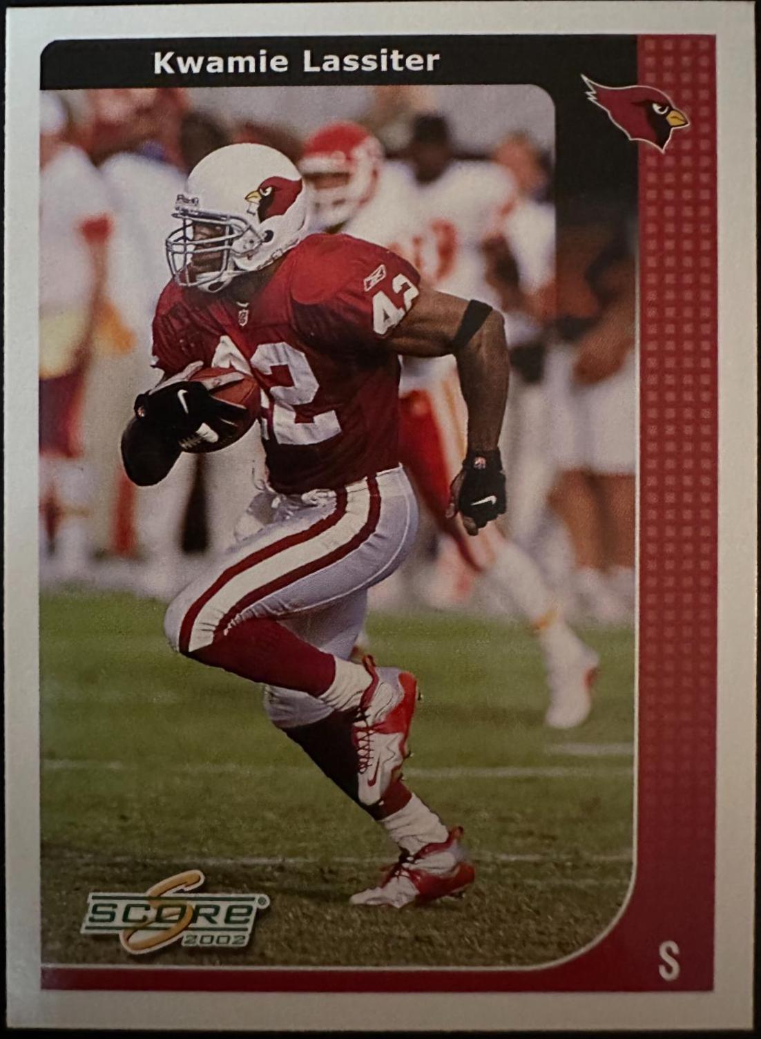 Kwamie Lassiter #5 Football Cards 2002 Panini Score