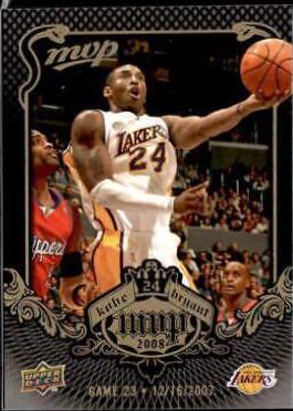 Bryant #KB-23 Basketball Cards 2008 Upper Deck MVP Kobe