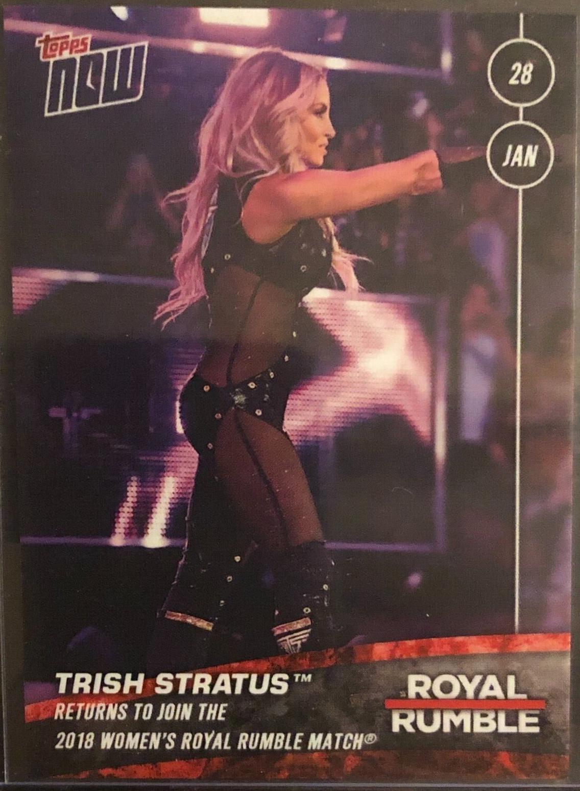 Trish Stratus #5 Wrestling Cards 2018 Topps Now WWE