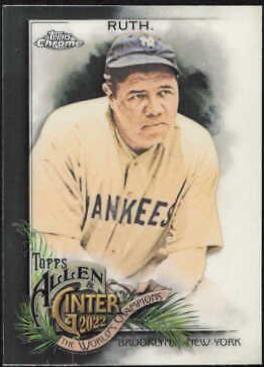 Babe Ruth #42 Baseball Cards 2022 Topps Allen & Ginter Chrome