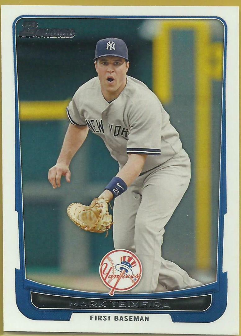 Mark Teixeira #16 Baseball Cards 2012 Bowman