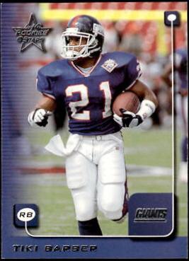 Tiki Barber #130 1999 Leaf Rookies & Stars Football