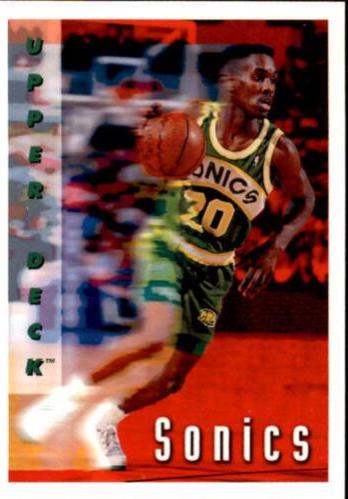 Gary Payton #374 Basketball Cards 1992 Upper Deck