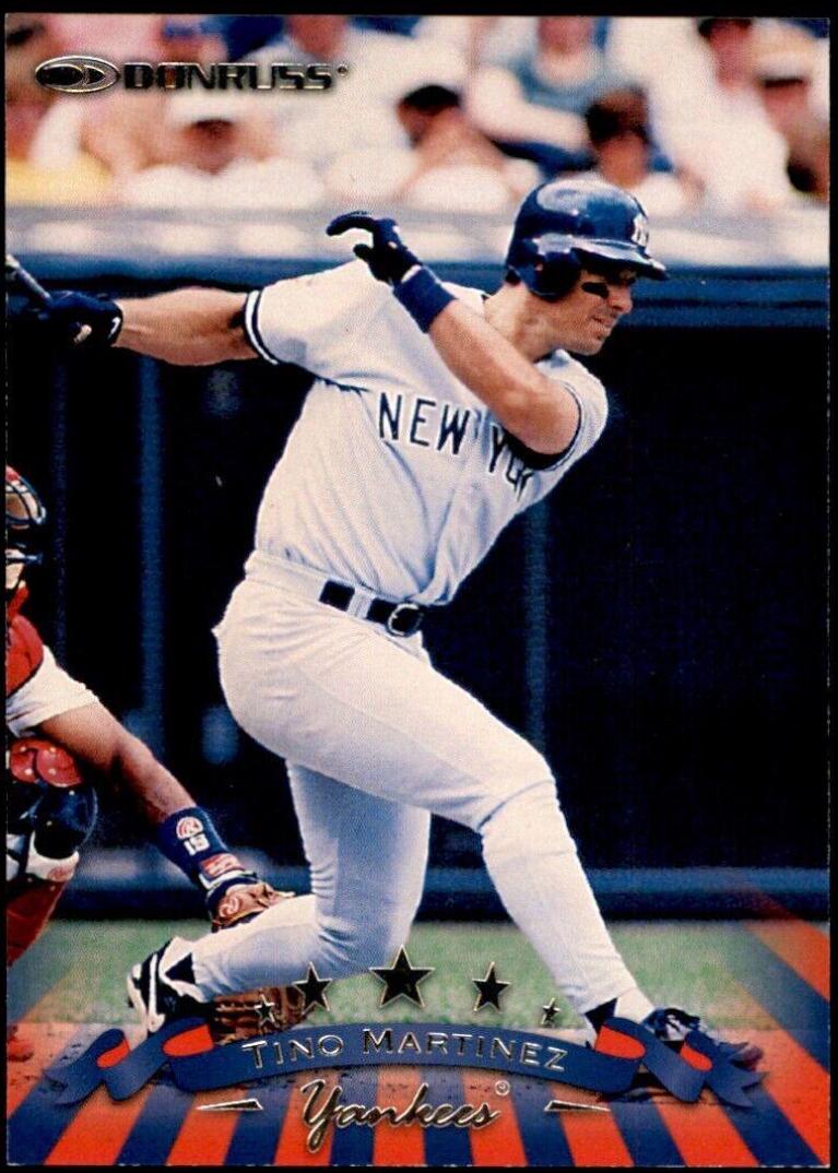 Tino Martinez #25 Baseball Cards 1998 Donruss