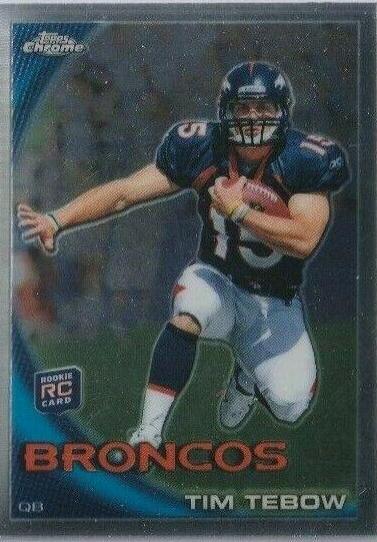 Tim Tebow #C100 Football Cards 2010 Topps Chrome