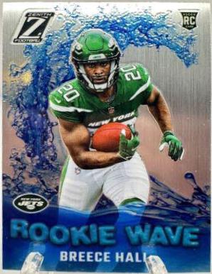 Breece Hall #RW-BH Football Cards 2022 Panini Zenith Rookie Wave