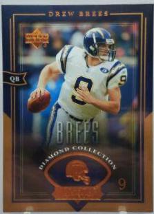 Drew Brees #8 Football Cards 2004 Upper Deck Diamond Collection All Star Lineup