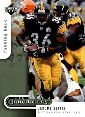 Jerome Bettis #76 2005 Upper Deck Foundations Football