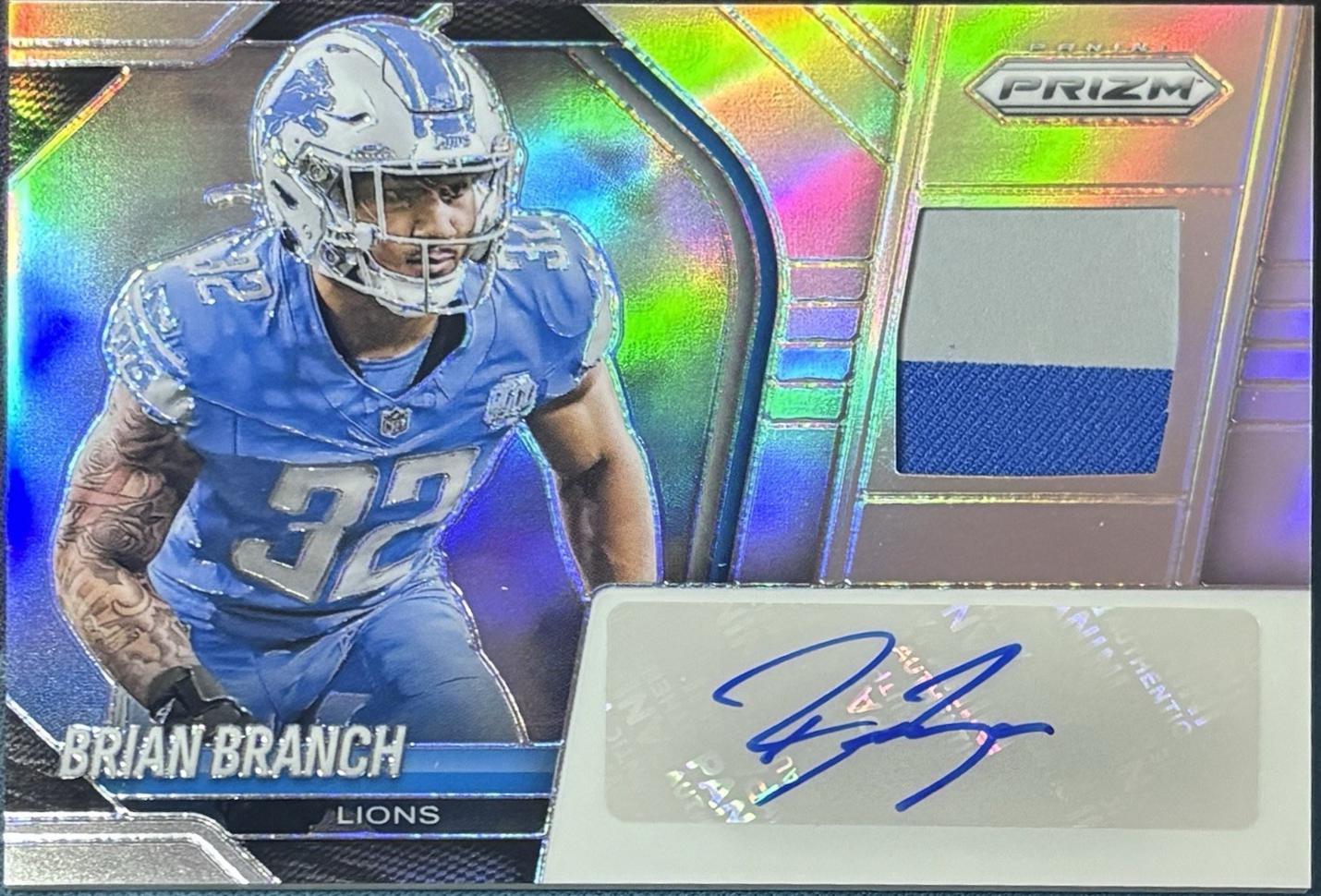 Brian Branch [Silver] #PAU-BBH