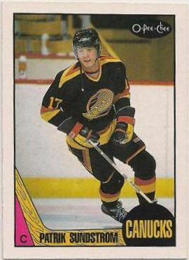 Patrik Sundstrom #34 Hockey Cards 1987 O-Pee-Chee