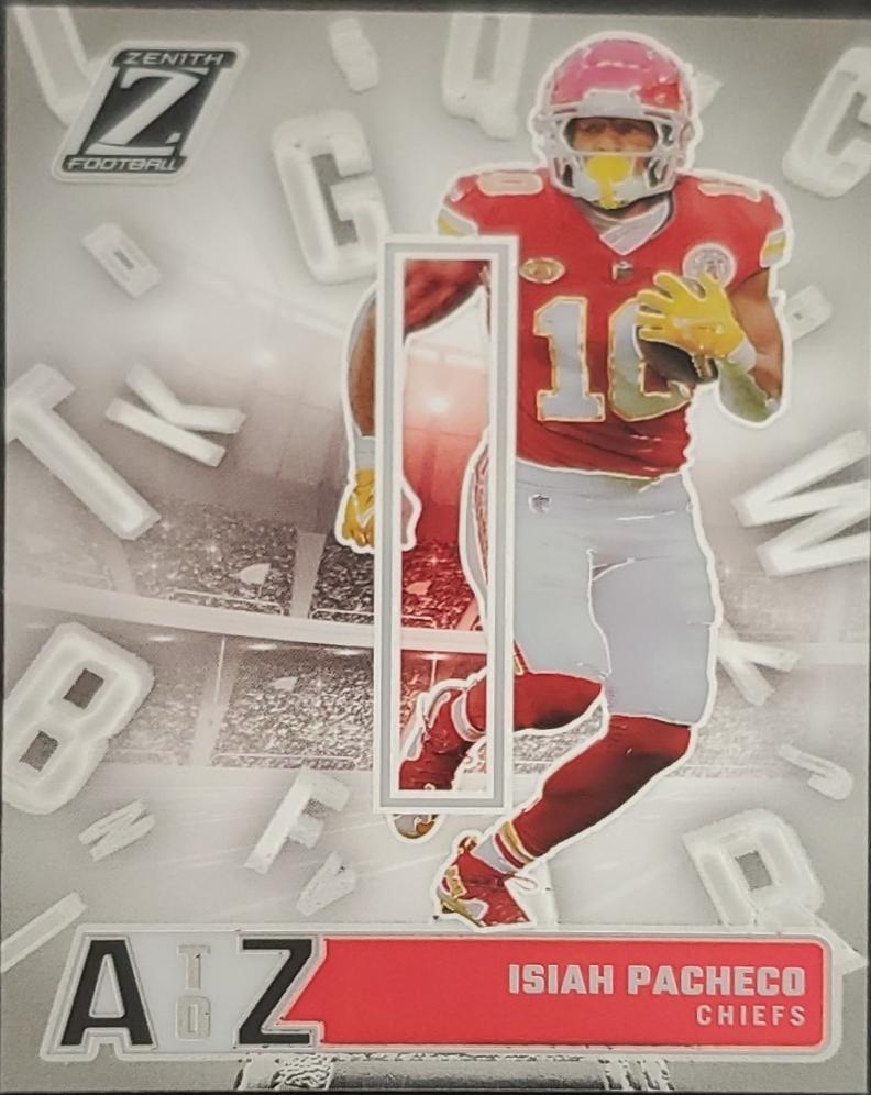 Isiah Pacheco #9 Football Cards 2024 Panini Zenith A to Z