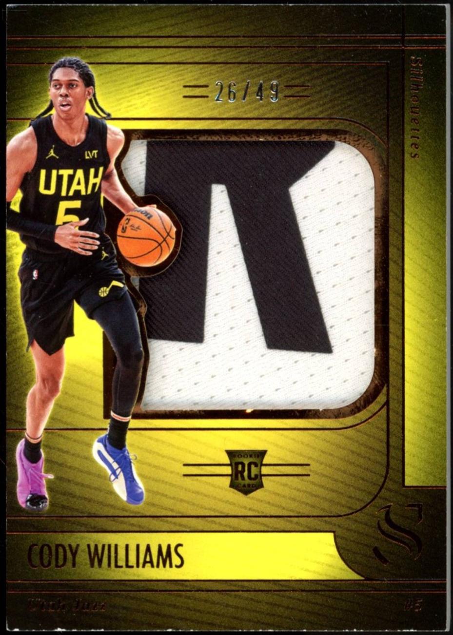 Cody Williams #56 2024 Panini Silhouette Silhouettes Basketball