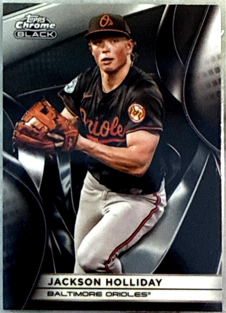 Jackson Holliday #43 Baseball Cards 2025 Topps Chrome Black