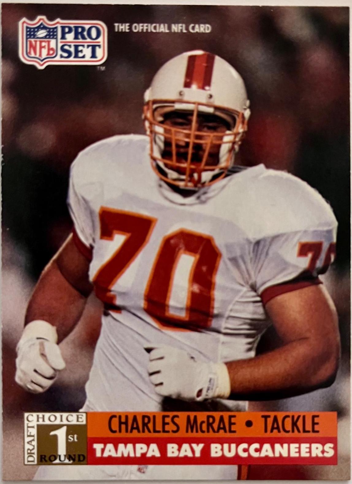 Charles McRae #736 Football Cards 1991 Pro Set