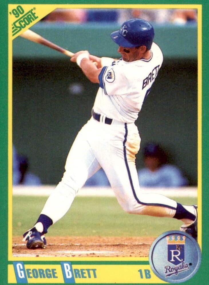 George Brett #140 Baseball Cards 1990 Score