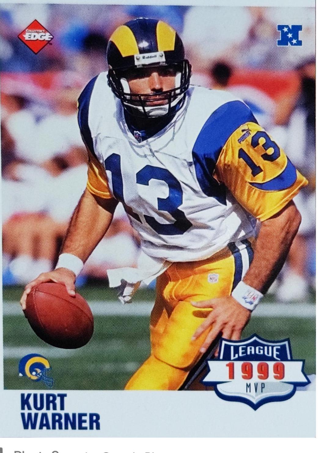 Kurt Warner #KW Football Cards 1999 Collector's Edge