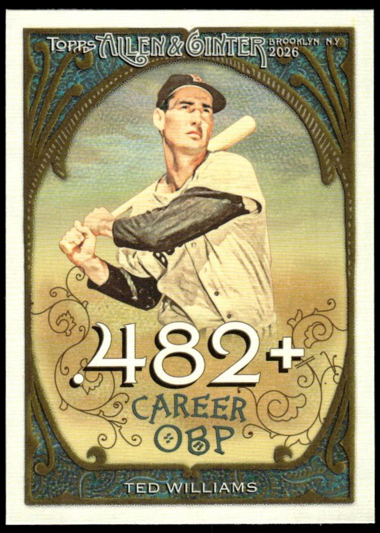 Ted Williams #CR-15 2026 Onit Athlete Gravity Career 250 Baseball
