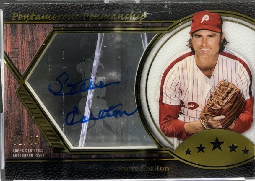 Steve Carlton #PP-SC 2025 Topps Five Star Pentamerous Penmanship Autograph Baseball
