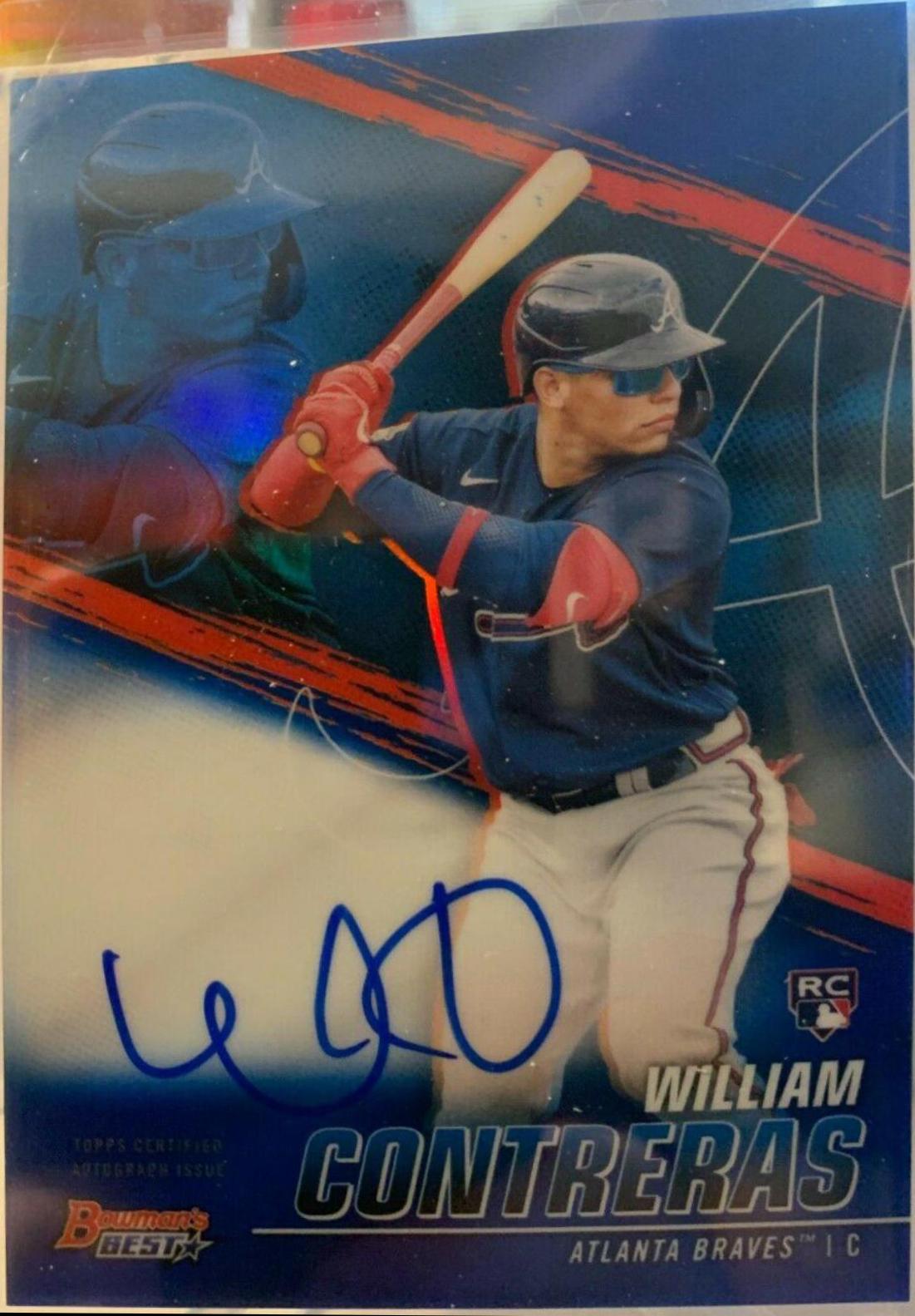 William Contreras [Blue Refractor] #B21-WC