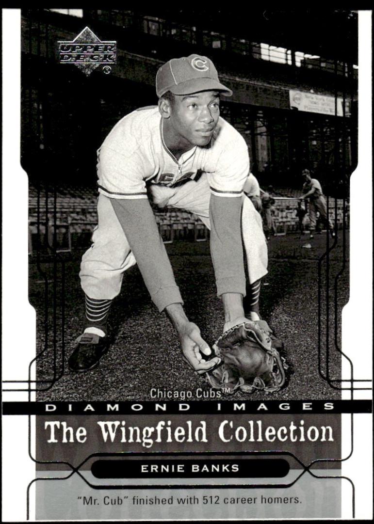 Ernie Banks #DI-2 Baseball Cards 2005 Upper Deck Diamond Images Wingfield