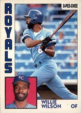 Willie Wilson #5 Baseball Cards 1984 O Pee Chee