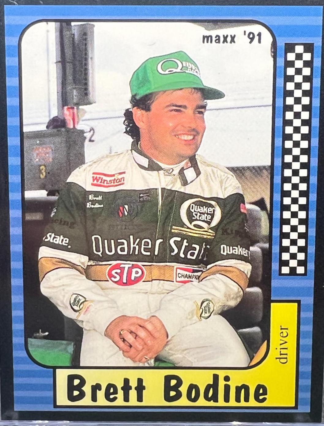 Brett Bodine #26 Racing Cards 1991 Maxx