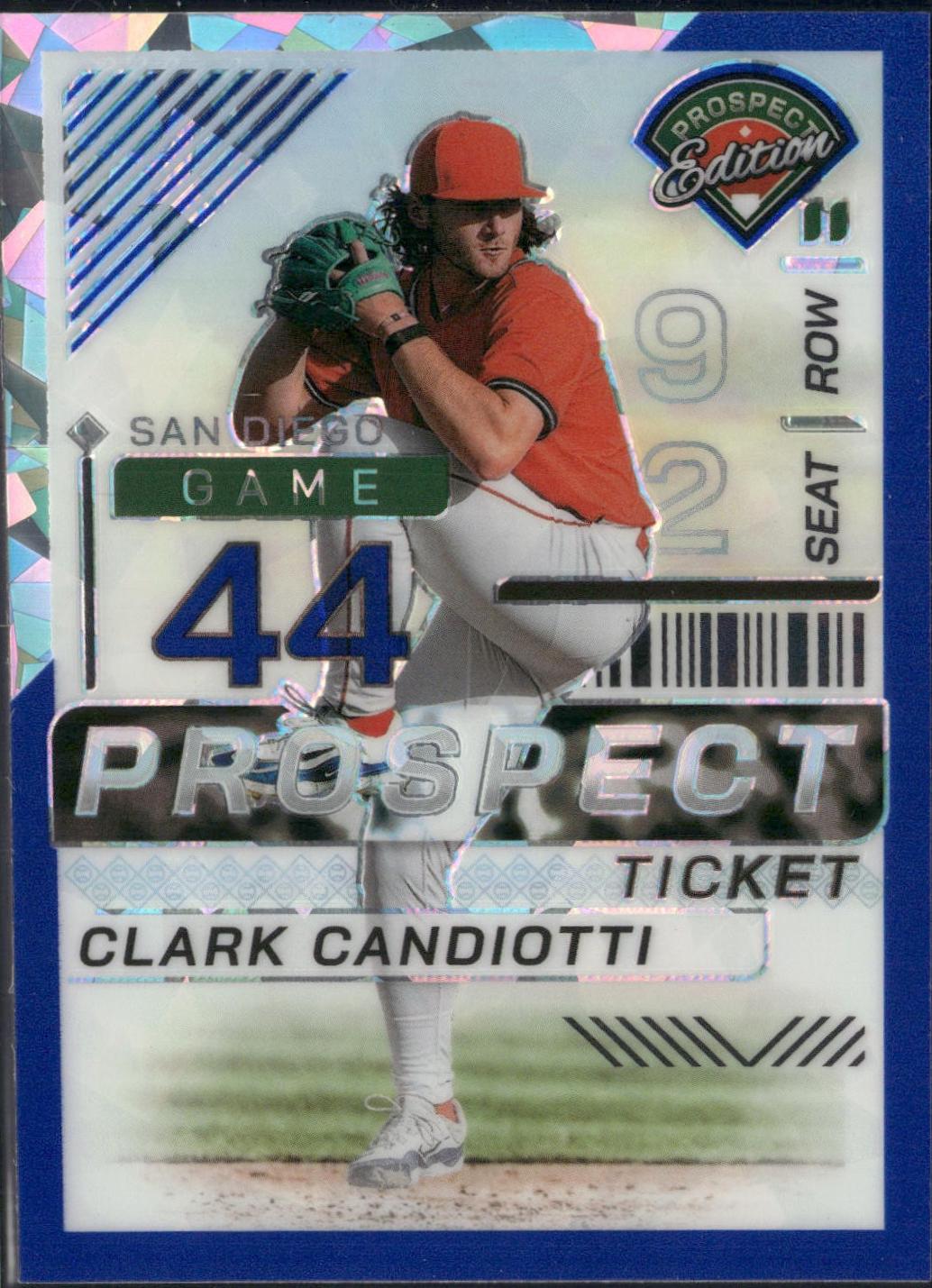 Clark Candiotti [Blue Ice Ticket Holo] #85