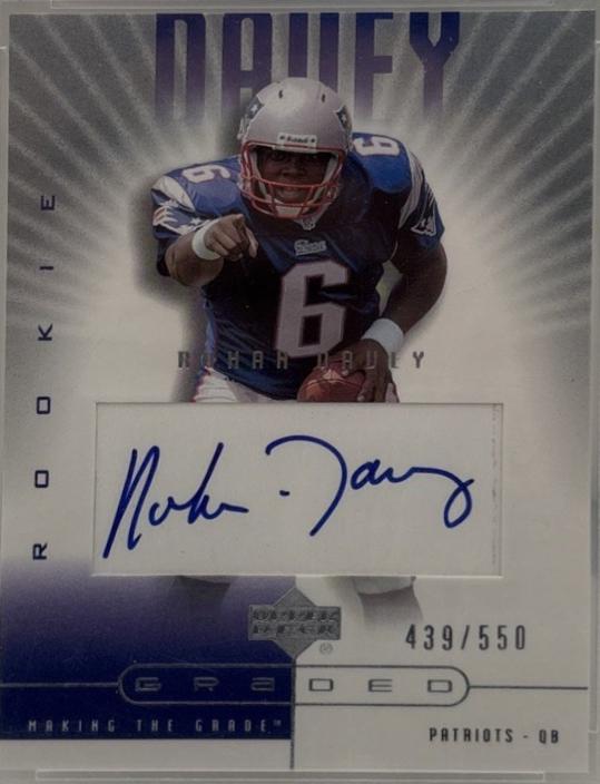 Rohan Davey #160 2002 Upper Deck Graded Football