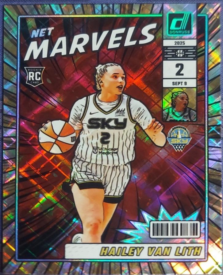 Hailey Van Lith #24 2025 Panini Donruss WNBA Net Marvels