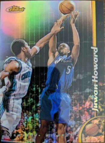 Juwan Howard Refractor #6 Basketball Cards 1998 Finest