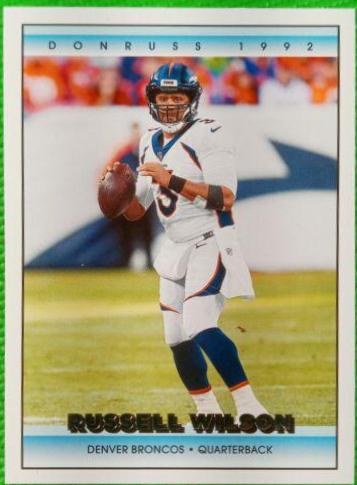 Russell Wilson #11 Football Cards 2022 Panini Donruss Retro 1992