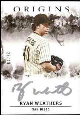 Ryan Weathers #OASI-RW 2021 Panini Chronicles Origins Autographs Baseball