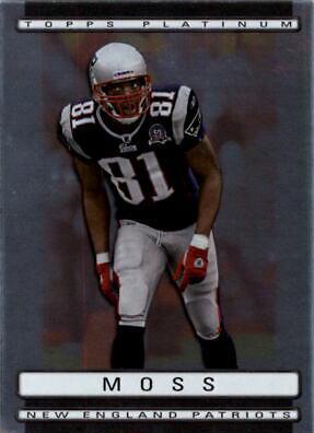Randy Moss #66 Football Cards 2009 Topps Platinum